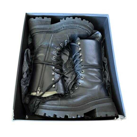 Zadig & Voltaire Ride Boots — Black Leather | FR 36 (US 6) | NWT (Flawed) - Picture 3 of 13